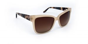Ocean blue sunglasses in tan with animal print - available from Patrick and Menzies